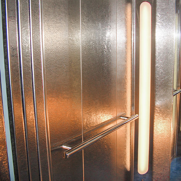 Cabina ascensori in acciaio inox Cabina ascensori in acciaio inox